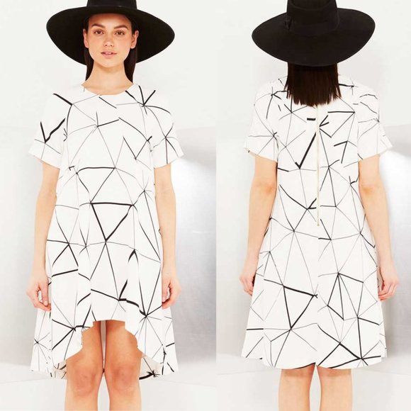 NWT Talulah Mirror Grid Midi Dress - Picture 1 of 7